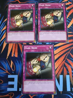 3x Dark Bribe x3 YS16-EN038 Common 1st Edition NM Playset Yugioh - Image 1