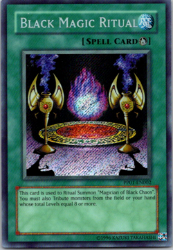 Black Magic Ritual PP01-EN002 Unlimited - Yu-Gi-Oh! TCG Secret Rare - Image 1