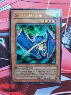 USA Seller Yugioh Spear Dragon HL03-EN004 Parallel Rare Hobby League VLP/NM - Image 1