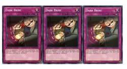 Yugioh- 3X Dark Bribe - Common - 1st Edition - YS13-EN040 - Near Mint - Image 1