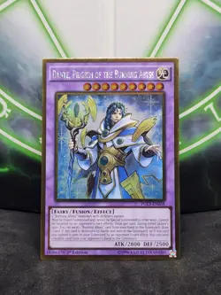 Yugioh Dante, Pilgrim of the Burning Abyss PGL3-EN058 Gold Rare 1st Edition NM - Image 1