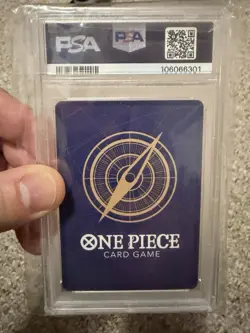 One Piece Card Game One-Legged Toy Soldier OP05-081 Alt Art Foil PSA 10 - Image 2