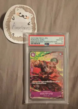 PSA 10 Roronoa Zoro P-045 Meet Up Event 2023 Japanese ONE PIECE Card - Image 2