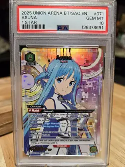 Union Arena: Sword Art Online - Asuna (SR*) - UE07BT/SAO-1-071 SR* - PSA 10 - Image 1