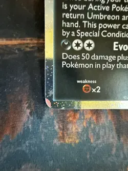 Pokemon TCG Umbreon Prime Undaunted Holo Card 86/90 Excellent Condition! - Image 3