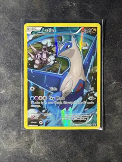 Pokemon TCG Latios XY79 XY Black Star Promo Full Art Ultra Rare Holo Card MP - Image 1