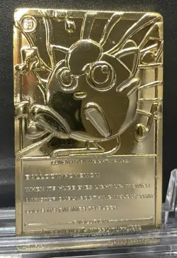 Jigglypuff 1999 Pokemon 23K Gold-Plated Burger King Nintendo Promo Trading Card - Image 4