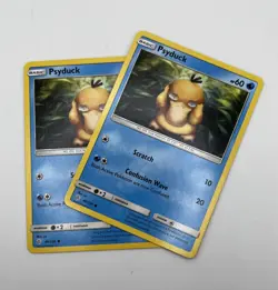 Psyduck 40/236 2x x2 Pokemon Card 2019 Cosmic Eclipse LP - Image 1
