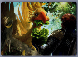 Gysahl Greens Art Card Gold Stamped Signature Art Series FINAL FANTASY 10/53 MtG - Image 1