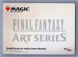 Gysahl Greens Art Card Gold Stamped Signature Art Series FINAL FANTASY 10/53 MtG - Image 2