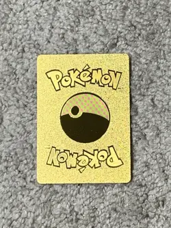 Charizard V HP508 Wild Flames Unique Gold Foil Fan Art Display Card NM! - Image 2