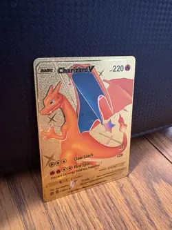 Charizard V Gold Foil Pokemon Card 079/073 - Image 3