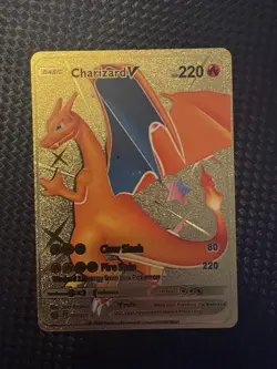 Charizard V Gold Foil Pokemon Card 079/073 - Image 4