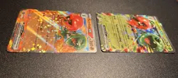Pokemon TCG Scovillain ex SVP 037/197 & TEF 022/162 Holo English Promo Card Lot - Image 2