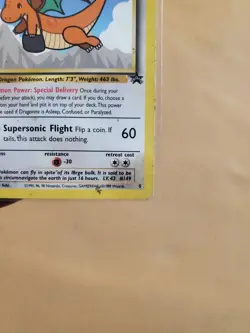 HEAVY PLAYED Pokemon TCG Dragonite Promo WB the First Movie Stamped Card - Image 2