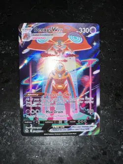 2023 Pokemon Crown Zenith Deoxys VMAX Galarian Gallery Alternative Art GG45/GG70 - Image 2