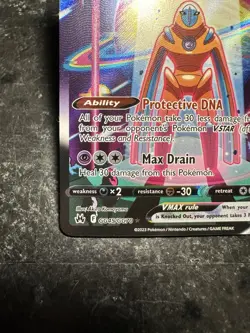 2023 Pokemon Crown Zenith Deoxys VMAX Galarian Gallery Alternative Art GG45/GG70 - Image 3