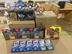 Pokemon TCG Sealed Collection Lot Poke Ball Tins Knock Out Boxes Blisters - Image 1