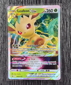 Pokemon - Leafeon VSTAR Ultra Rare SWSH195 Black Star Promo Sword & Shield NM - Image 1