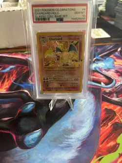 2021 POKEMON CELEBRATIONS CLASSIC COLLECTION #4 CHARIZARD-HOLO PSA 10 NICE CERT - Image 3
