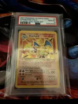 2021 POKEMON CELEBRATIONS CLASSIC COLLECTION #4 CHARIZARD-HOLO PSA 10 NICE CERT - Image 4