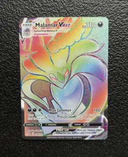 Pokemon TCG - Malamar VMAX 198/192 - Rainbow Secret Rare - Rebel Clash *NM/M - Image 1