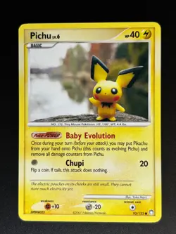 Pichu Common Normal Mysterious Treasures 93/123 LP Pokemon TCG - Image 1