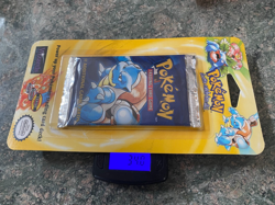 Pokemon 1999 Sealed Base Set Unlimited Booster Blister Pack Blastoise WOTC - Image 4