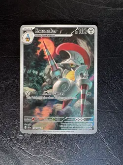 2025 Pokemon Black Bolt Escavalier Illustration Rare #138/086 - Image 1