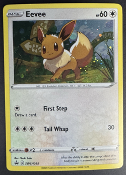 Eevee SWSH095 Holo - SWSH: Sword & Shield Black Star Promos - Pokemon TCG - NM - Image 1