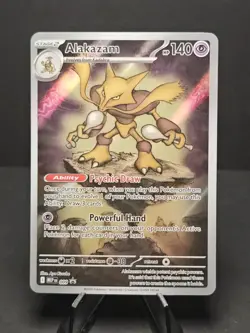 Pokemon TCG Alakazam 009 MEPN Black Star Promo Holo 2025 - Image 1