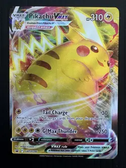 Pokemon TCG Pikachu V SWSH286 Black Star Promo NM - Image 1