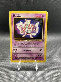 Pokemon TCG Mewtwo #3 Black Star Promo the First Movie 1998 HP - Image 1