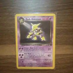 Pokemon Dark Alakazam 18/82 Team Rocket Rare Regular Unlimited 2000-LP - Image 1