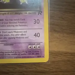 Pokemon Dark Alakazam 18/82 Team Rocket Rare Regular Unlimited 2000-LP - Image 5