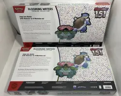 Pokemon Scarlet & Violet 151 Blooming Waters Premium Collection 2 Boxes Venusaur - Image 2