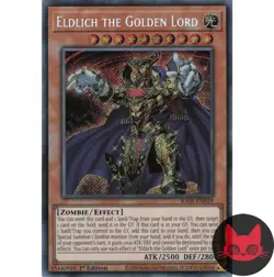Yugioh Eldlich the Golden Lord RA01-EN019 Secret Rare 1st Edition NM - Image 1