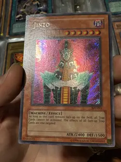 Yu-Gi-Oh! TCG Jinzo BPT-011 Secret Rare Collectors Tin 2003 LP Condition - Image 2