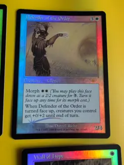 Defender of the order x2,Wall of Hope, Akroma's Devoted LEGIONS FOIL MTG 4 CARD - Image 3