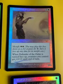 Defender of the order x2,Wall of Hope, Akroma's Devoted LEGIONS FOIL MTG 4 CARD - Image 4