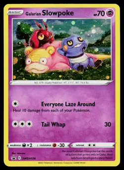 Galarian Slowpoke SWSH126 SWSH: Sword & Shield Promo Cards Cosmos Holo - Image 1