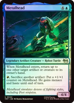 NM Foil Metalhead, MTG, TMNT, Magic the Gathering, 44 - Image 1
