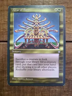 Altar of Bone Excellent Ice Age 1995 MTG Vintage Reserved List Rare LP - Image 1