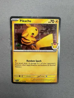 Pikachu Pokemon Day 2026 051/162 30th Anniversary Promo Pokemon TCG MINT MT - Image 2