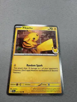Pikachu Pokemon Day 2026 051/162 30th Anniversary Promo Pokemon TCG MINT MT - Image 3