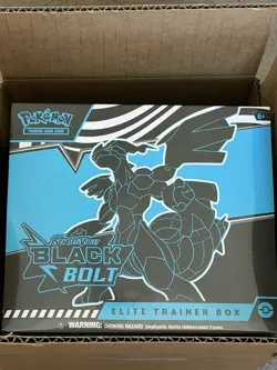 Pokemon TCG Scarlet & Violet Black Bolt Elite Trainer Box ETB Factory Sealed - Image 1
