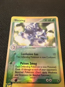 2003 Pokemon Weezing 24/109 Ruby and Sapphire Reverse Holo NM - Image 2