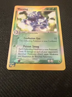 2003 Pokemon Weezing 24/109 Ruby and Sapphire Reverse Holo NM - Image 3