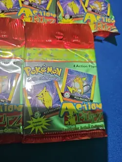 Lot 5x - 1999 POKEMON Action Flipz - Premier Edition - Fully Sealed - Image 2