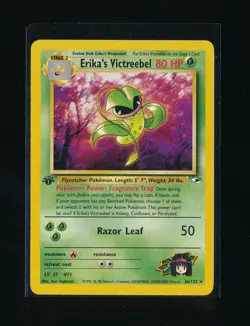 ERIKA'S VICTREEBEL 26/132 GYM HEROES 1ST EDITION 2000 POKEMON TCG VINTAGE - Image 1